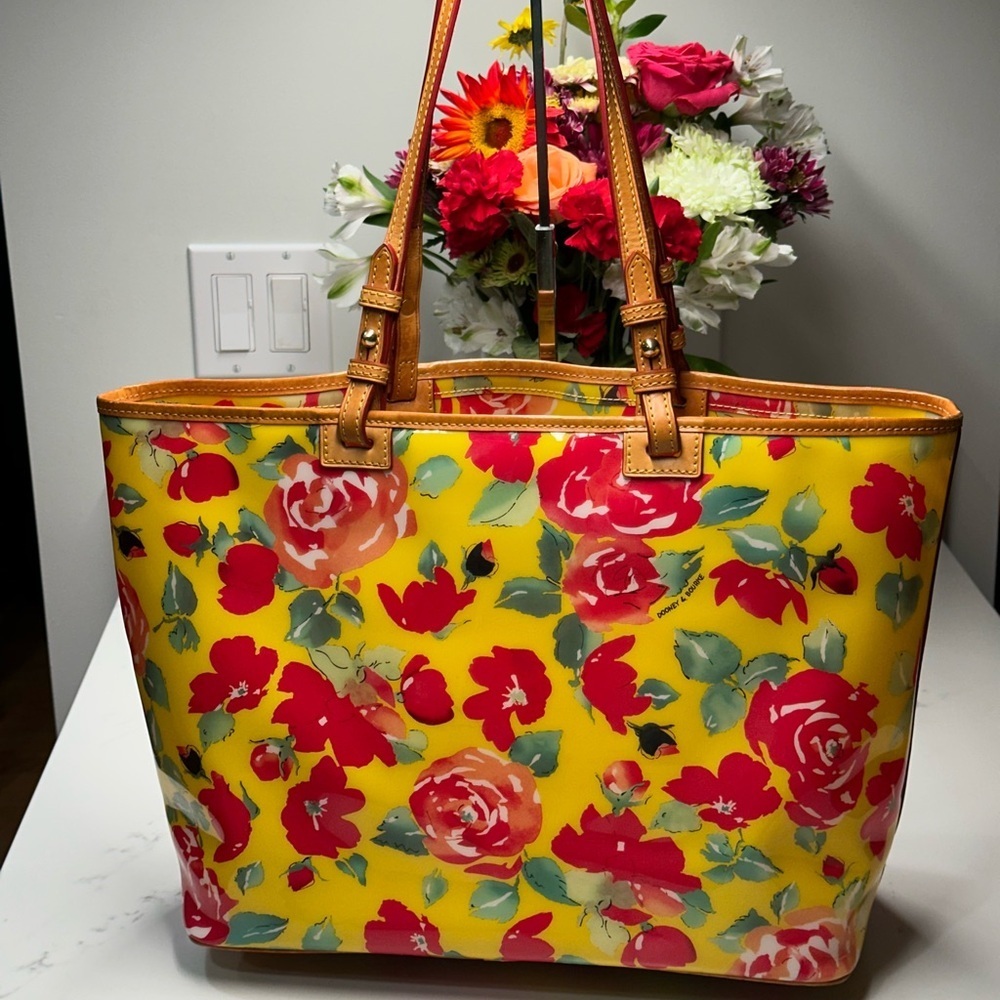 Dooney & Bourke Ivy Satchel with Orange Interior - Picture 9 of 11